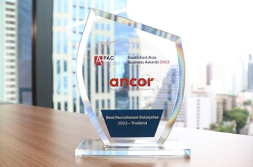 APAC Insider Magazine: ANCOR won the prestigious "Best Recruitment Enterprise 2023 - Thailand" award