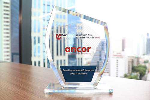 ANCOR Wins ‘’Best Recruitment Enterprise 2023 – Thailand’’ award